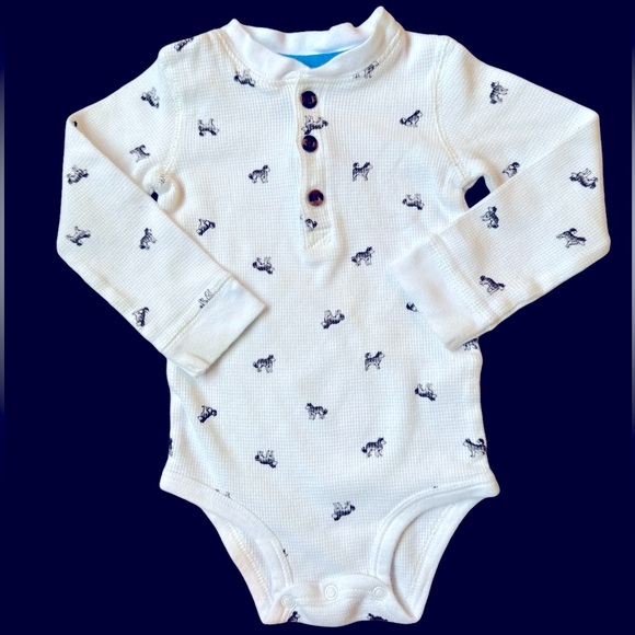 Carter’s Wolf Thermal Onesie 🐺 - Picture 1 of 5